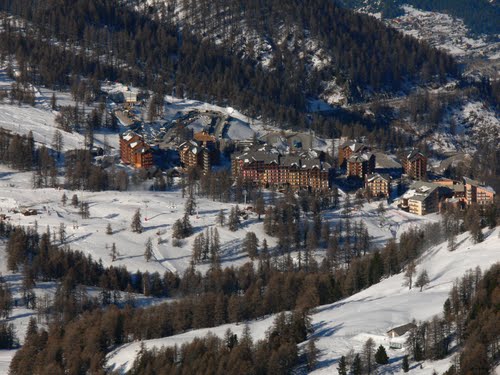 La station vue des pistes